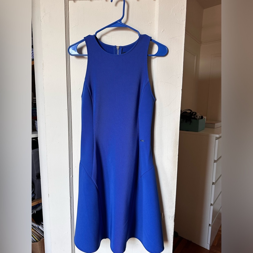 Royal blue dress, Armani Exchange